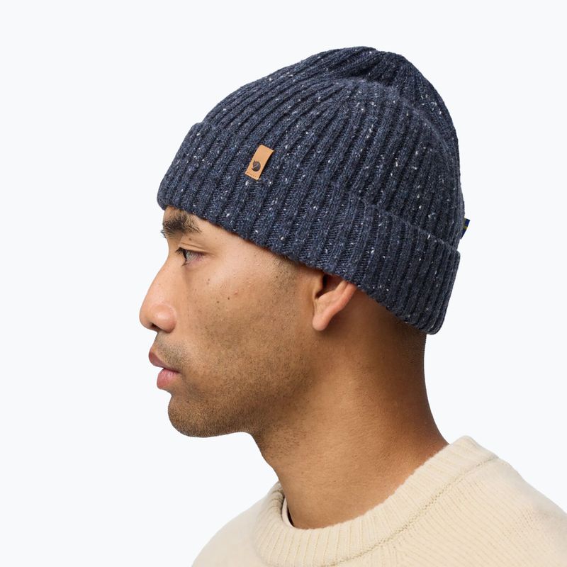 Зимна шапка Fjällräven Ovik Neps Beanie dark navy 5