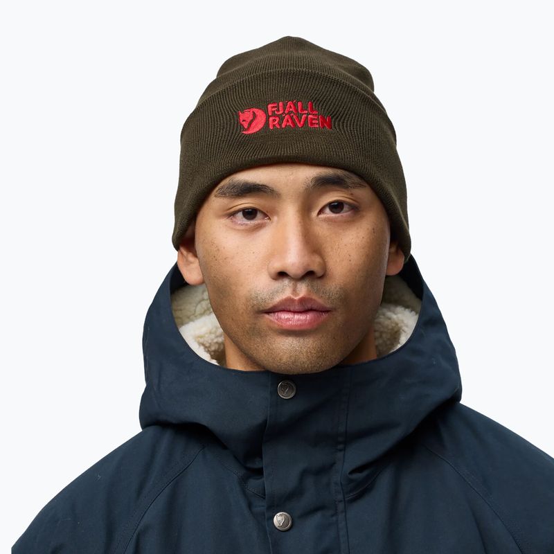 Зимна шапка Fjällräven Vardag Beanie deep forest 4