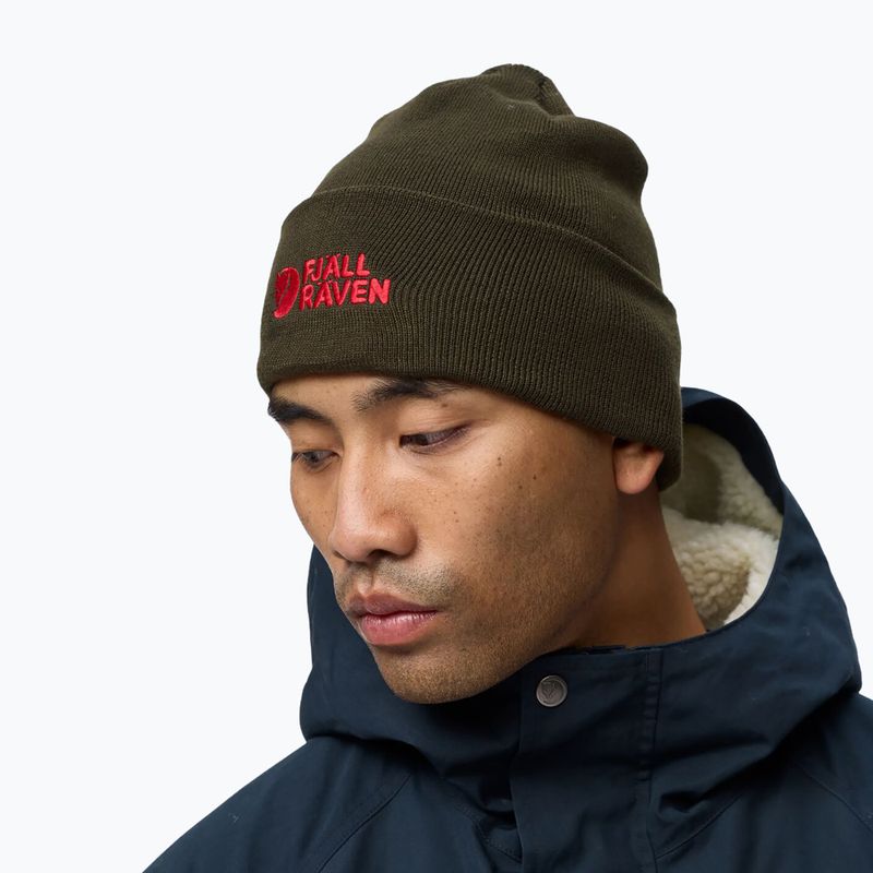 Зимна шапка Fjällräven Vardag Beanie deep forest 5