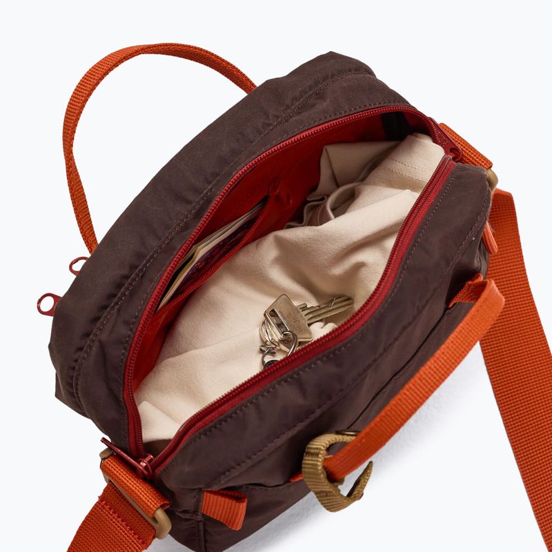 Чантичка  Fjällräven Kanken Koncept 4 l black oak/rowan red 4