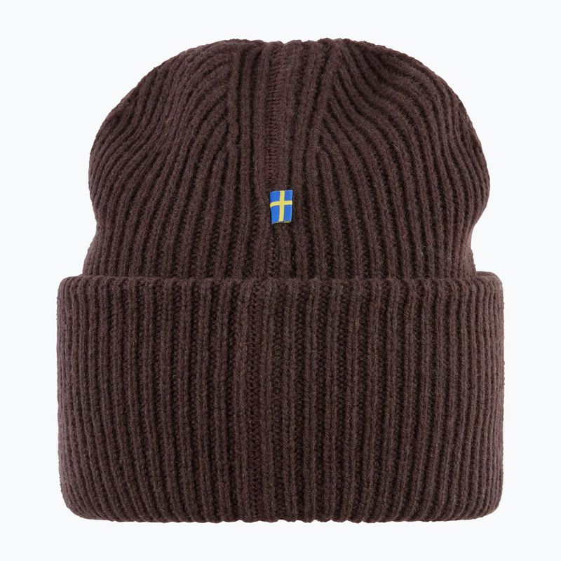 Зимна шапка Fjällräven 1960 Logo Hat black oak 3
