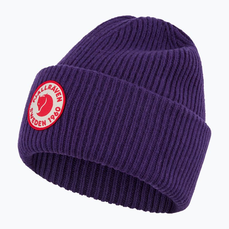 Зимна шапка Fjällräven 1960 Logo Hat dark violet 2