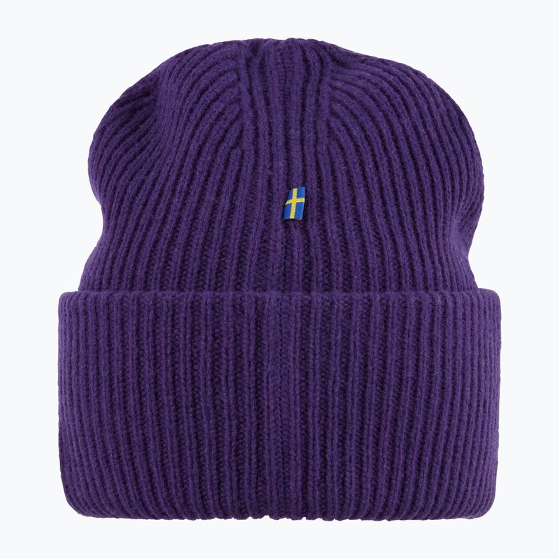 Зимна шапка Fjällräven 1960 Logo Hat dark violet 3