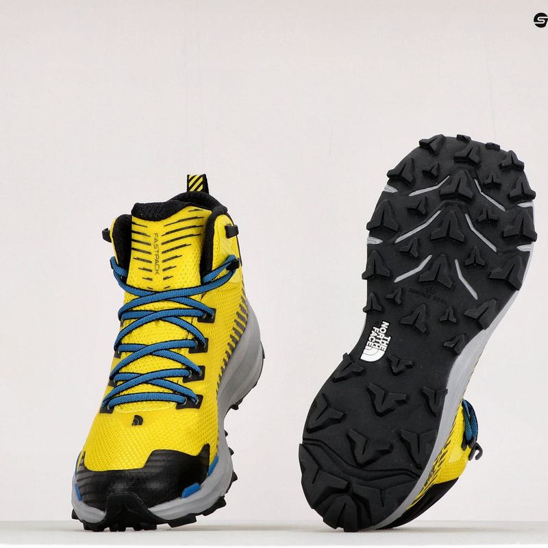 Мъжки туристически обувки The North Face Vectiv Fastpack Mid Futurelight acid yellow/black 10