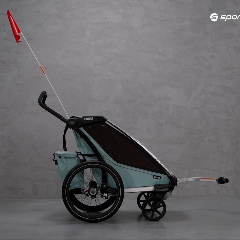 Ремарке за велосипед с една седалка Thule Chariot Cross1 синьо 10202022 13