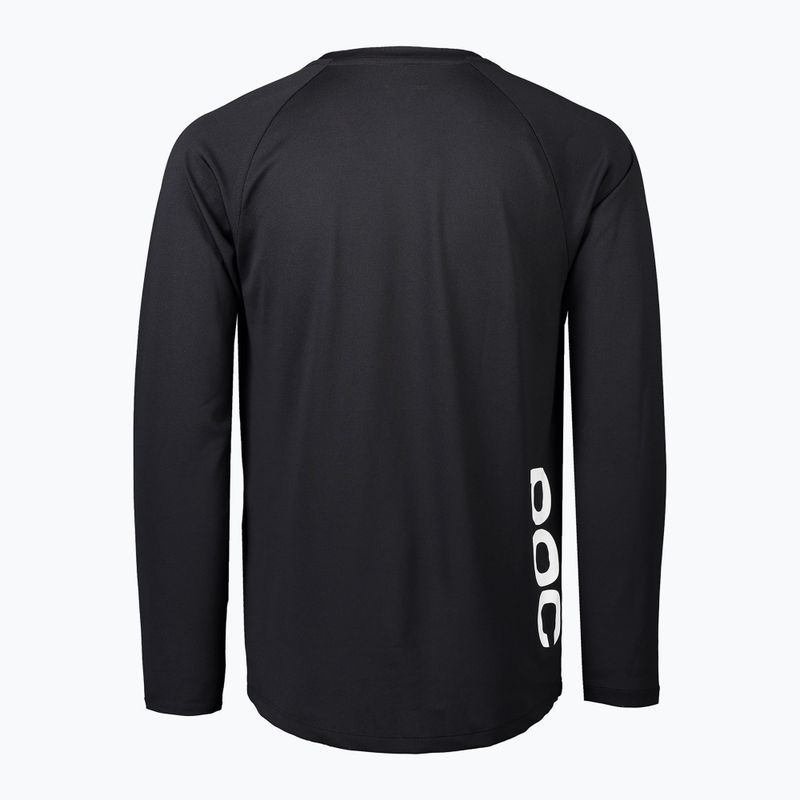 Мъжка блуза с дълъг ръкав за колоездене POC DH Jersey carbon black 2