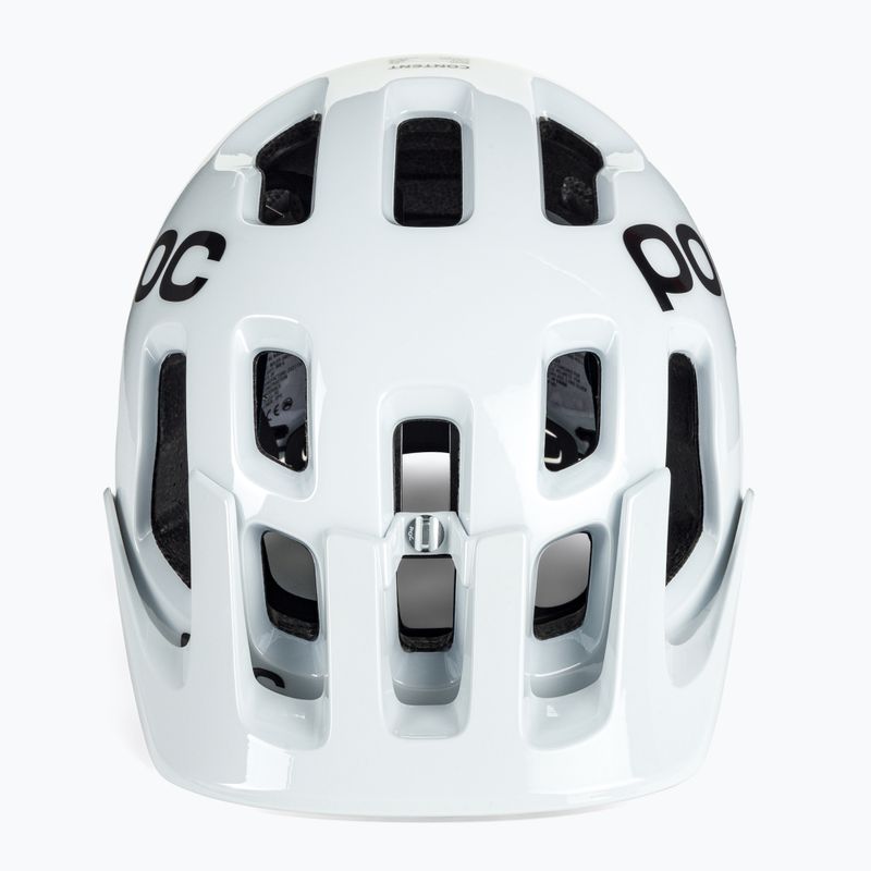 Велосипедна каска POC Tectal Race SPIN hydrogen white/uranium black 2
