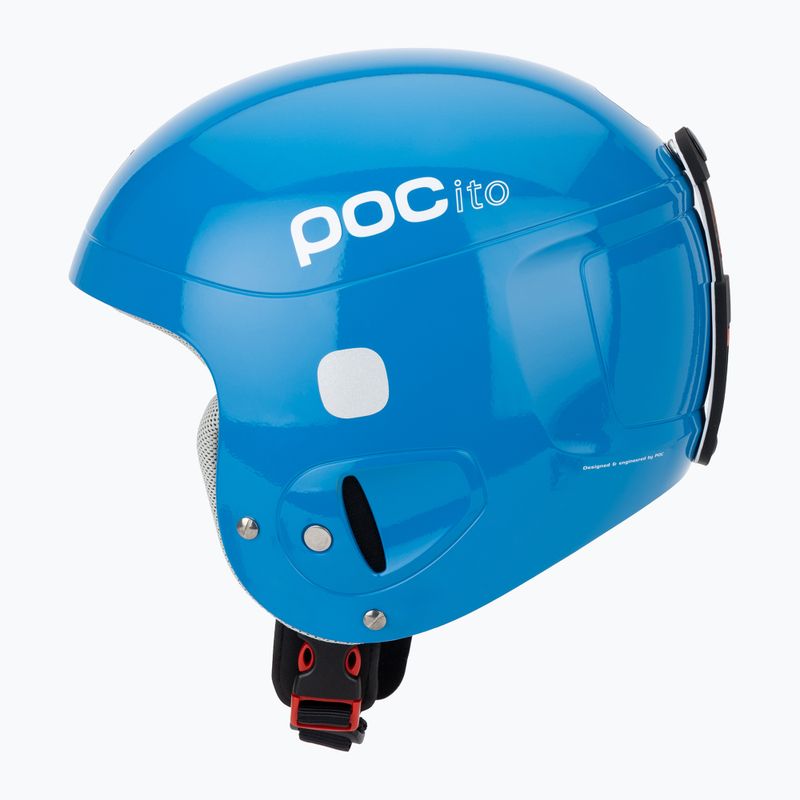 Детска ски каска POC POCito Skull fluorescent blue 3