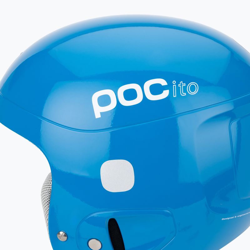 Детска ски каска POC POCito Skull fluorescent blue 7