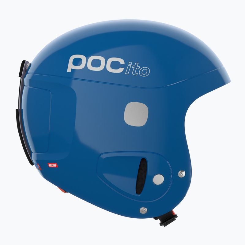 Детска ски каска POC POCito Skull fluorescent blue 4