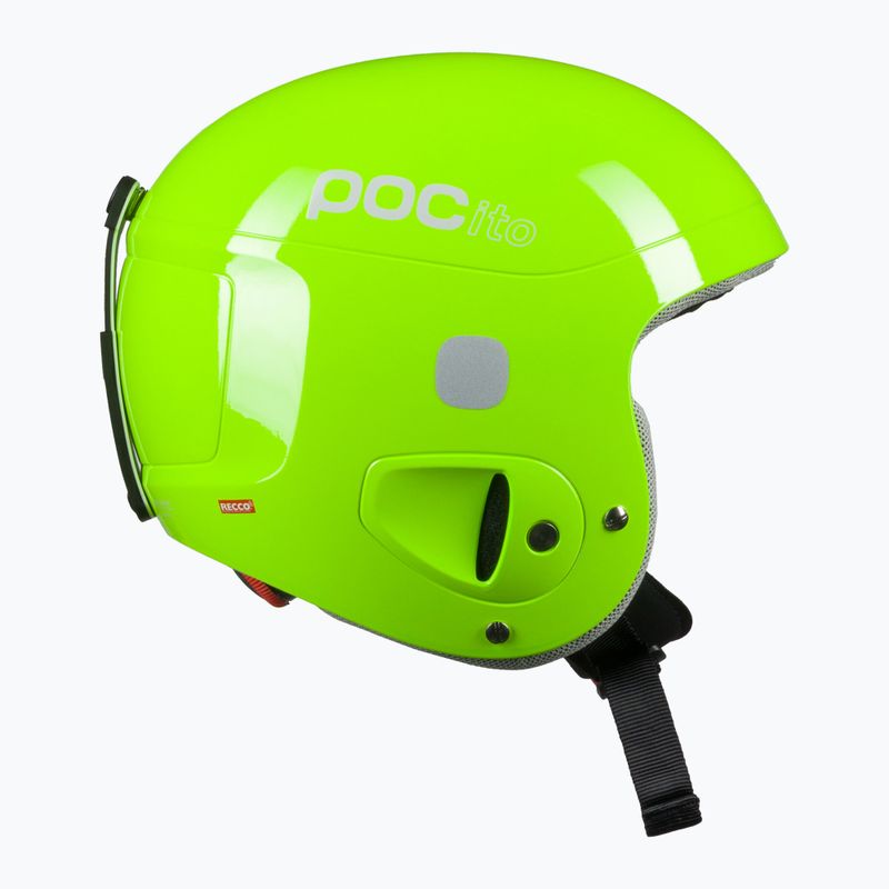 Детски ски каски POC POCito Skull fluorescent yellow/green 4