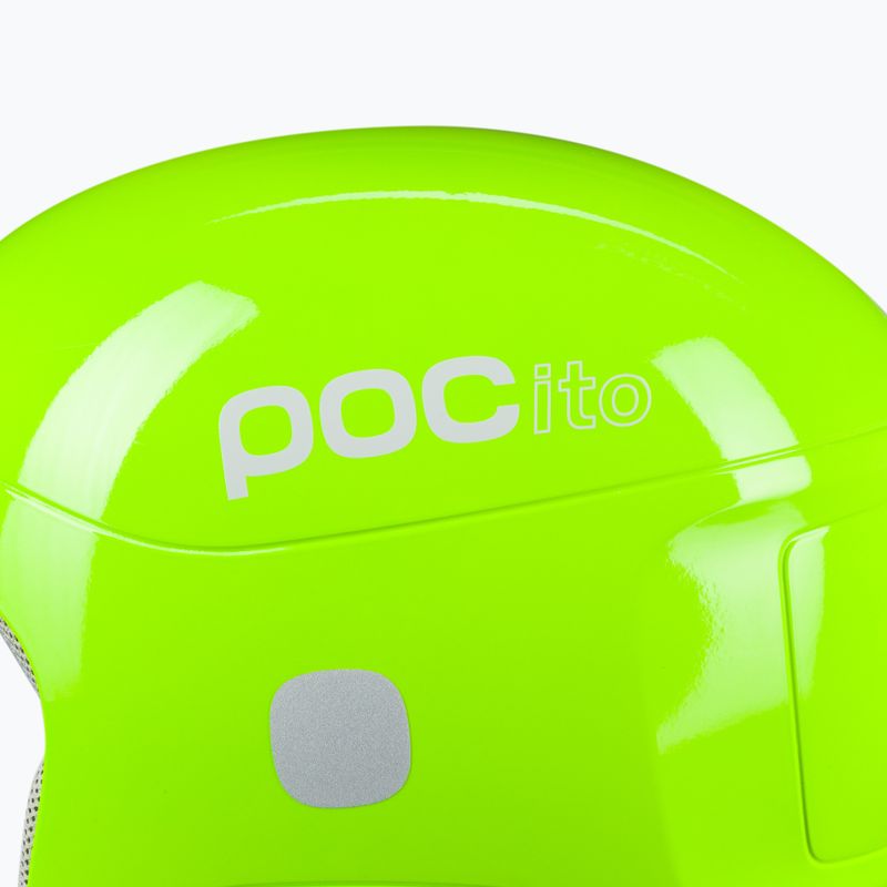 Детски ски каски POC POCito Skull fluorescent yellow/green 7