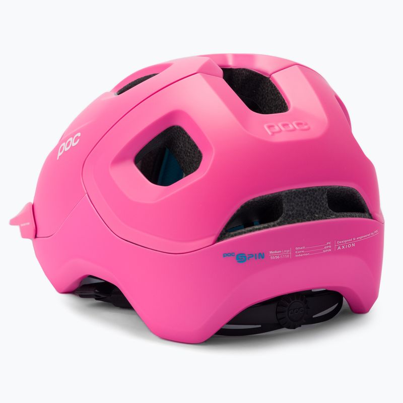 Велосипедна каска POC Axion SPIN actinium pink matt 4