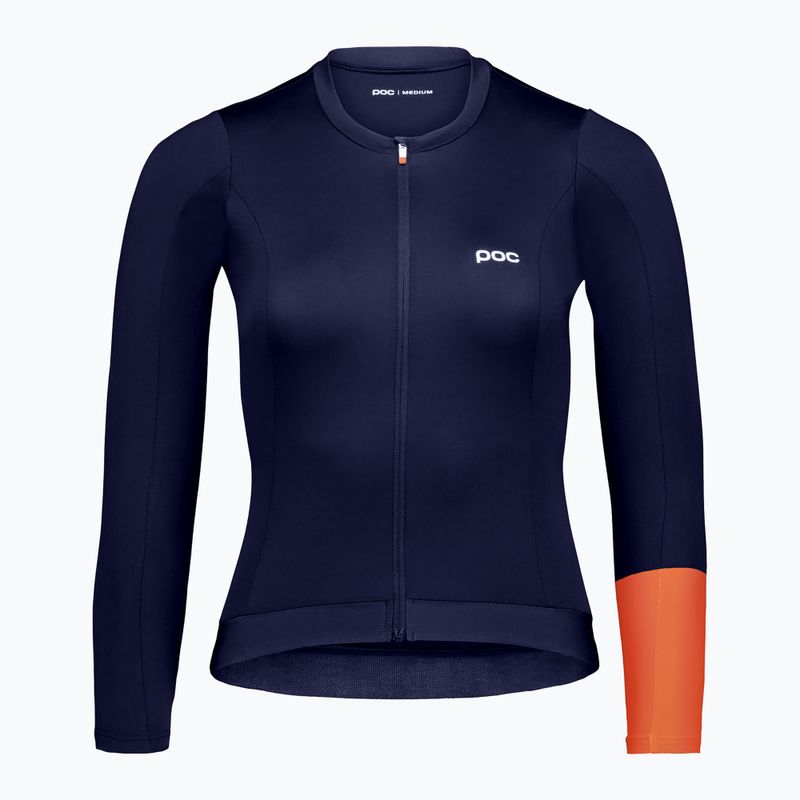 Дамска велосипедна блуза с дълъг ръкав POC Cadence Jersey apatite navy 6