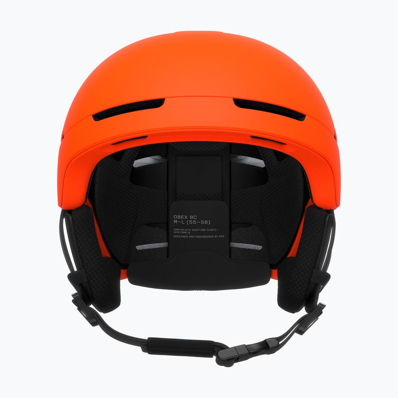 Скиорска каска POC Obex BC MIPS fluorescent orange matt 3
