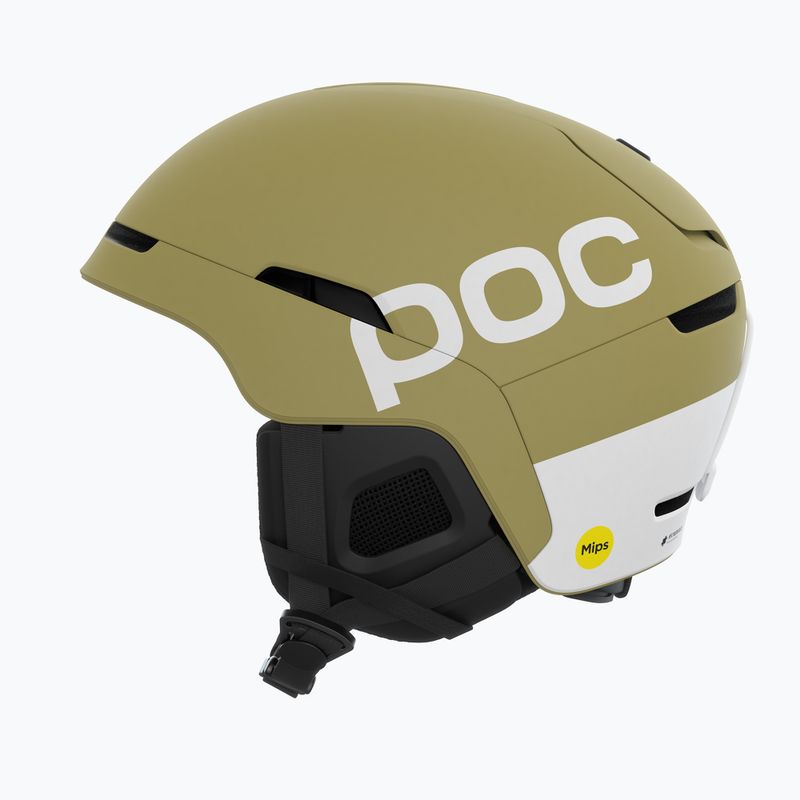 Скиорска каска POC Obex BC MIPS olivine green matt 2