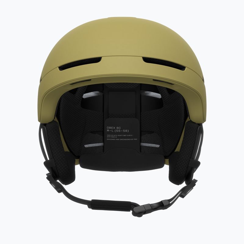Скиорска каска POC Obex BC MIPS olivine green matt 3