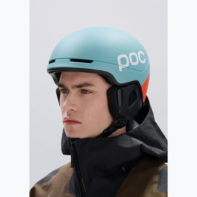 Скиорска каска POC Obex Contour indicolite blue matt/carnelian orange matt 5