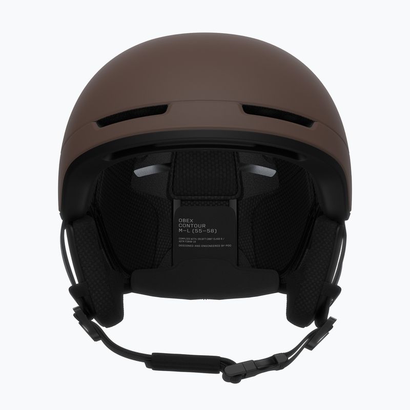 Скиорска каска POC Obex Contour bronzite brown matt/lazurite blue matt 3
