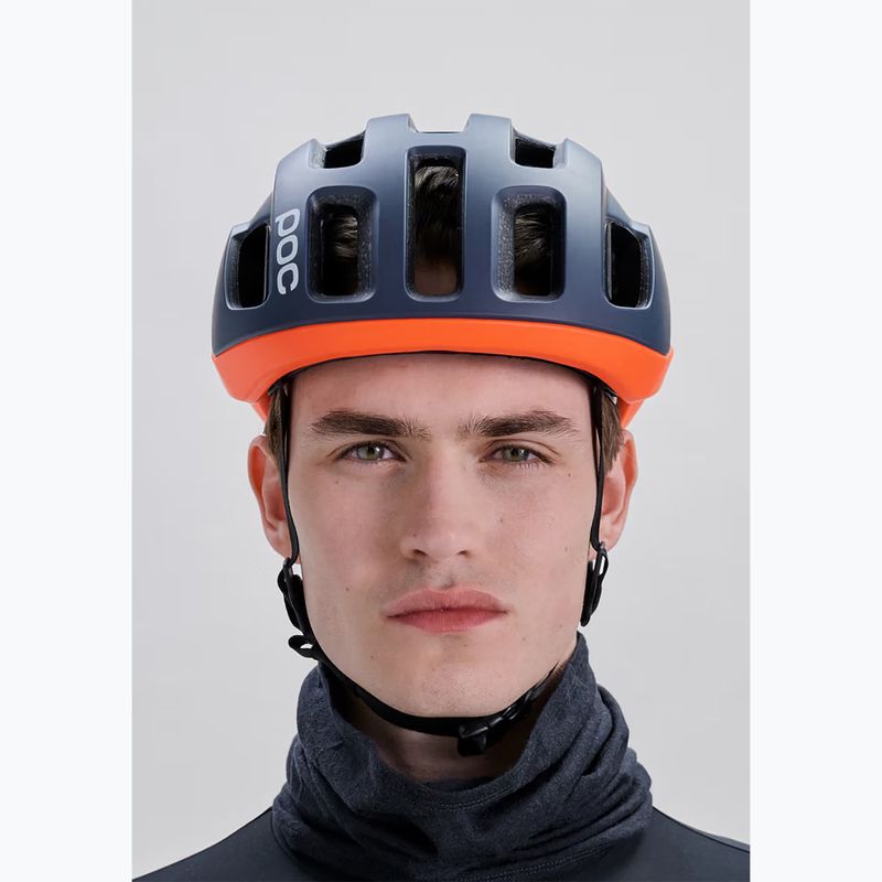 Велосипедна каска POC Ventral Air Mips apatite navy matt/orange matt/hydrogen white matt 5