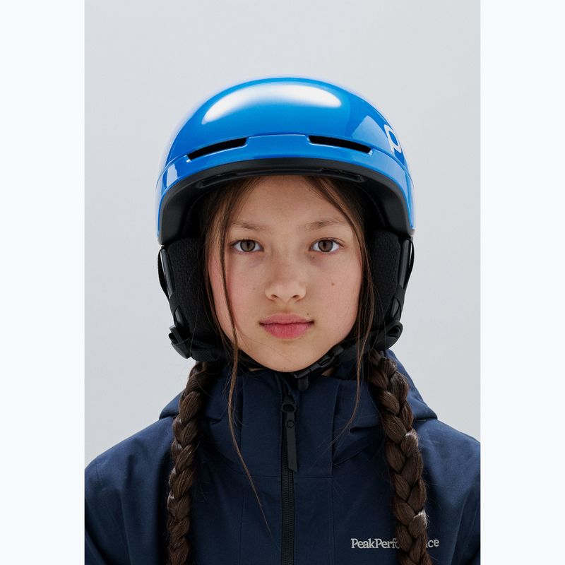 Детска скиорска каска POC Pocito Obex MIPS Jr fluorescent blue 6