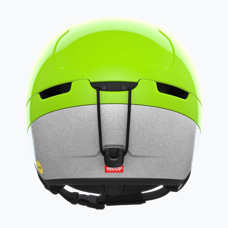 Детска скиорска каска POC Pocito Obex MIPS Jr fluorescent yellow/green 4