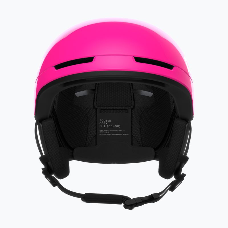 Детска скиорска каска POC Pocito Obex MIPS Jr fluorescent pink 3