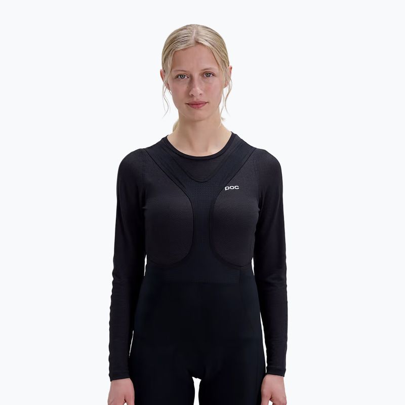 Дамска велосипедна блуза с дълъг ръкав POC Layer Mid Jersey uranium black 3