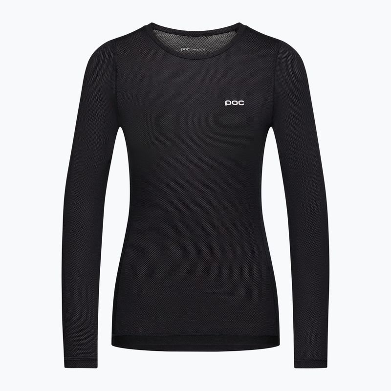 Дамска велосипедна блуза с дълъг ръкав POC Layer Mid Jersey uranium black 5