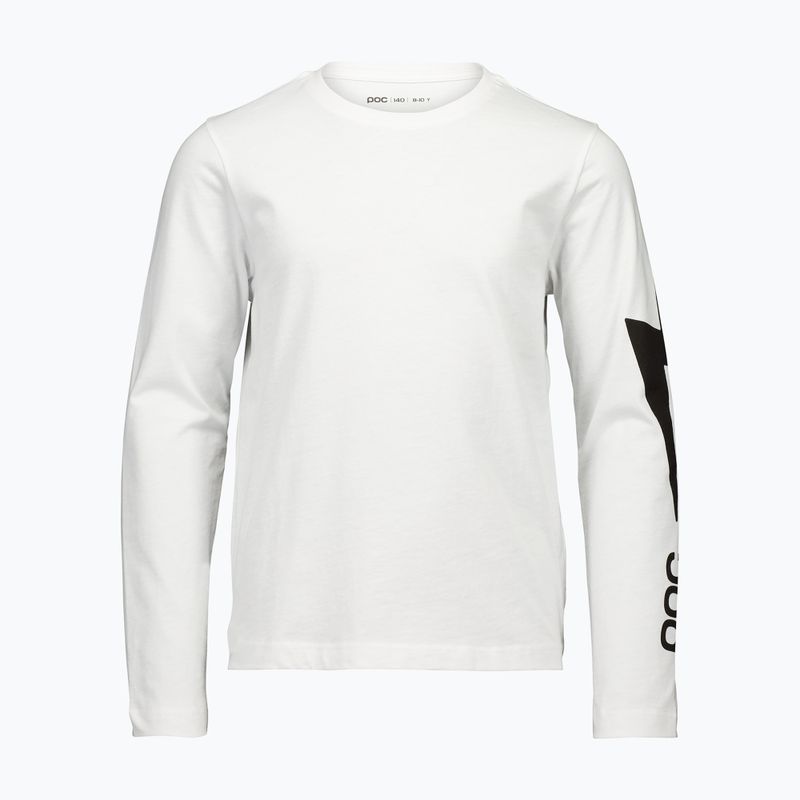 Детска блуза с дълъг ръкав  POC Tee Jr hydrogen white 4