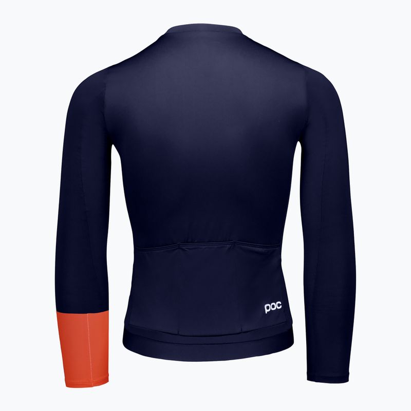 Мъжка велосипедна блуза с дълъг ръкав POC Cadence Jersey apatite navy 2