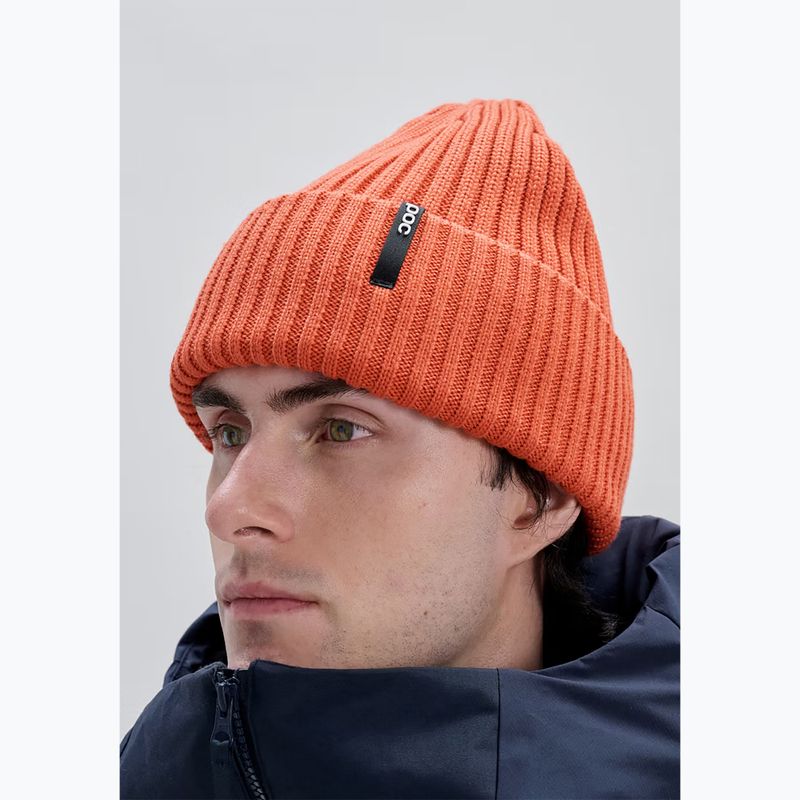 Зимна шапка POC Beanie agate red 2