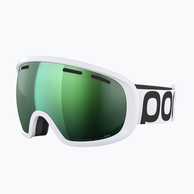 Скиорскa маска POC Fovea hydrogen white/partly sunny green 4