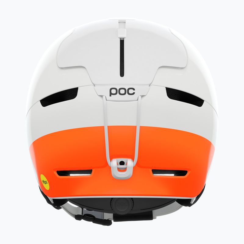 Скиорска каска POC Obex MIPS hydrogen white/fluorescent orange 4