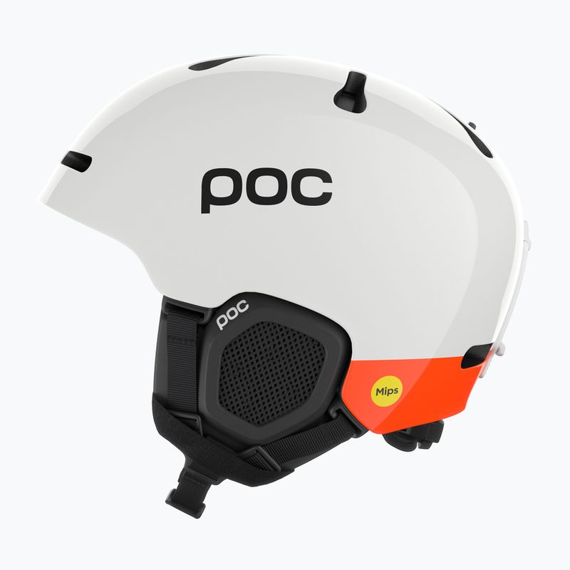 Скиорска каска POC Fornix MIPS hydrogen white/fluorescent orange 2