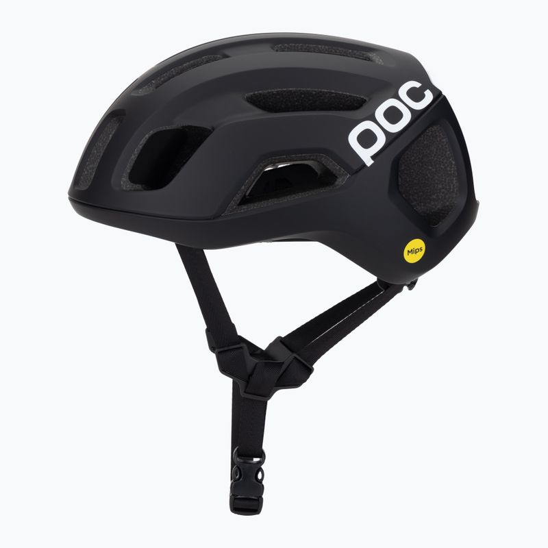 Велосипедна каска POC Ventral Air MIPS uranium black matt/hydrogen white w. logo 3