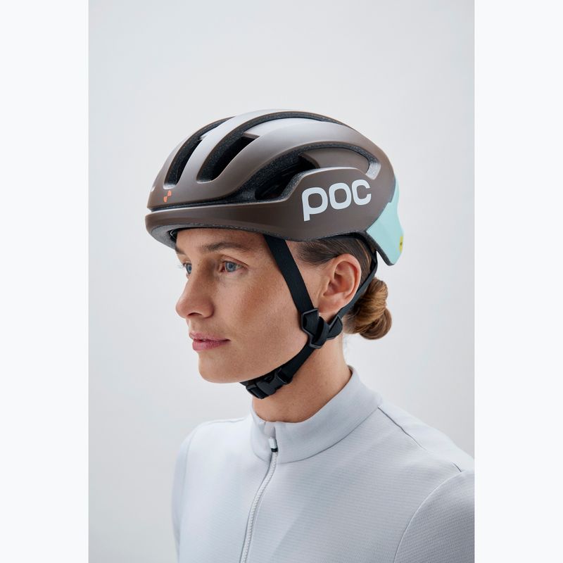 Велосипедна каска POC Omne Air MIPS bronzite brown matt/lazurite blue matt 5