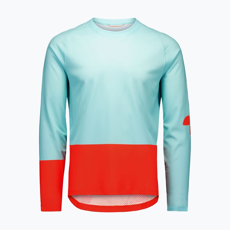 Мъжка велосипедна блуза с дълъг ръкав POC Motion Air Jersey lazurite blue/carnelian orange 5