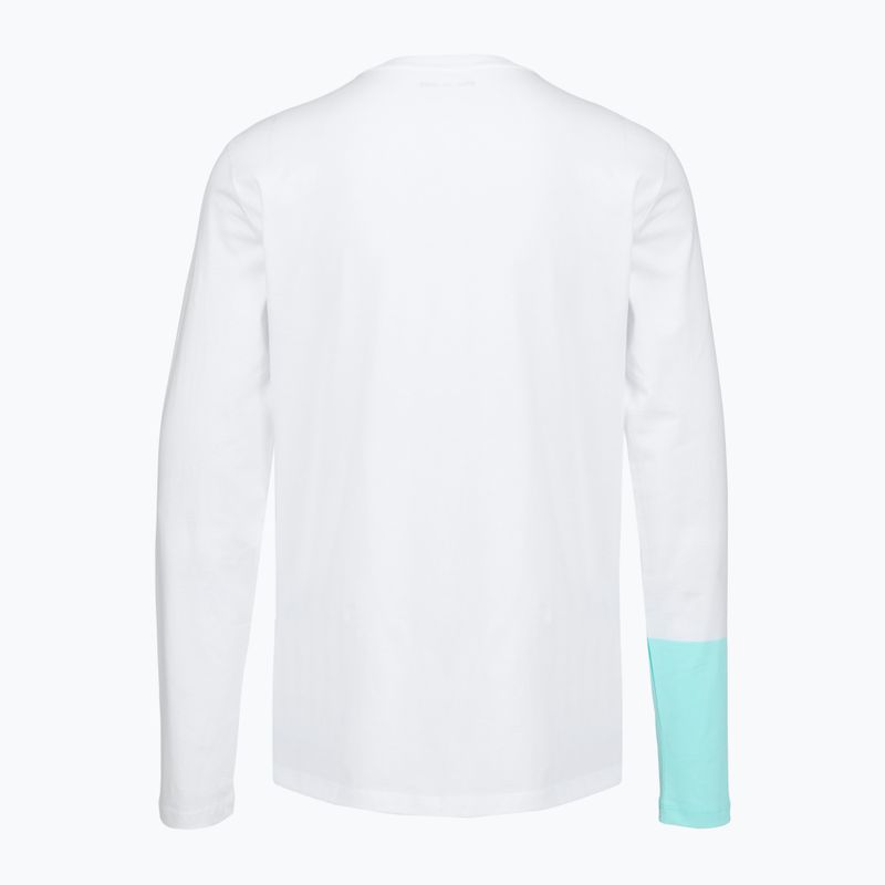 Блуза с дълъг ръкав POC Tee hydrogen white/lazurite blue 4