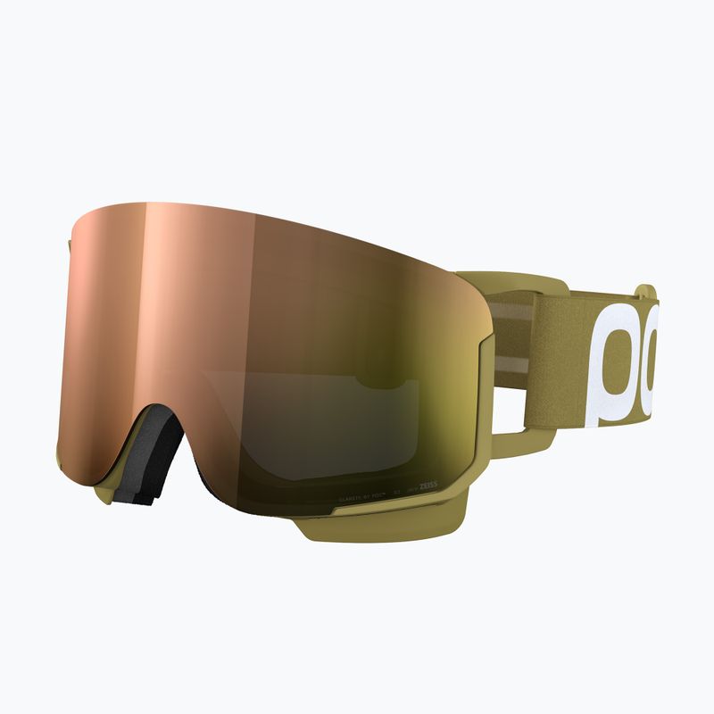 Скиорскa маска POC Nexal olivine green/partly sunny rose gold 4