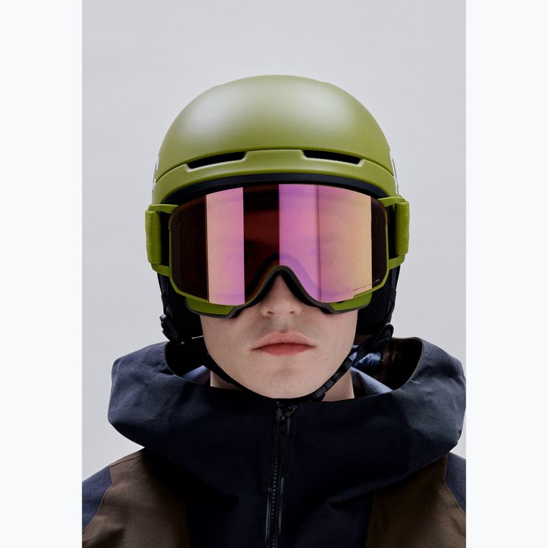 Скиорскa маска POC Nexal olivine green/partly sunny rose gold 5