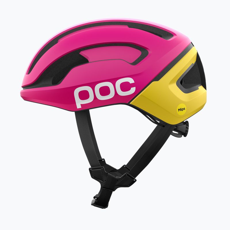 Велосипедна каска POC Omne Air MIPS rhos red matt/citrine yellow matt 2