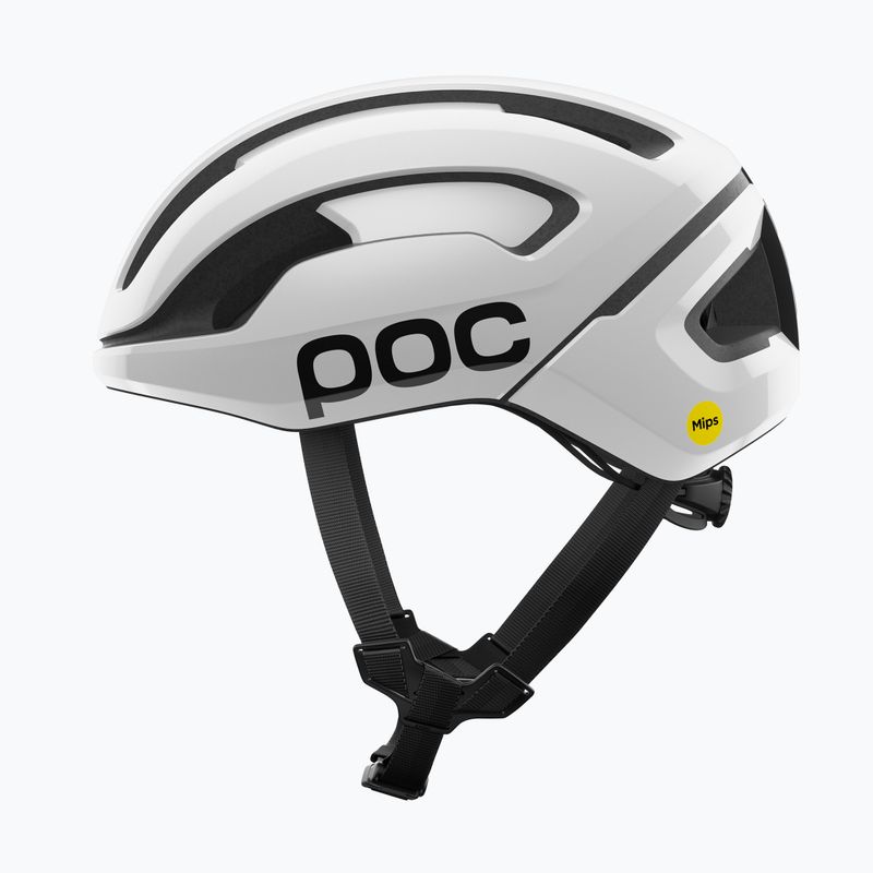 Велосипедна каска POC Omne Air MIPS hydrogen white/uranium black matt с лого 2