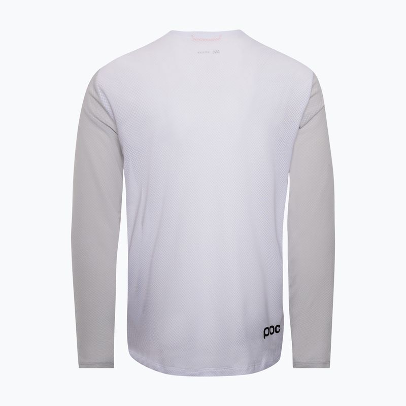 Мъжка велосипедна блуза с дълъг ръкав POC Motion Air Jersey hydrogen white 2