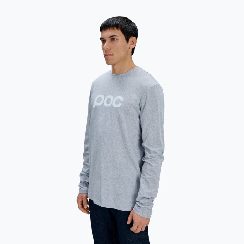 Блуза с дълъг ръкав POC Tee grey/melange 3