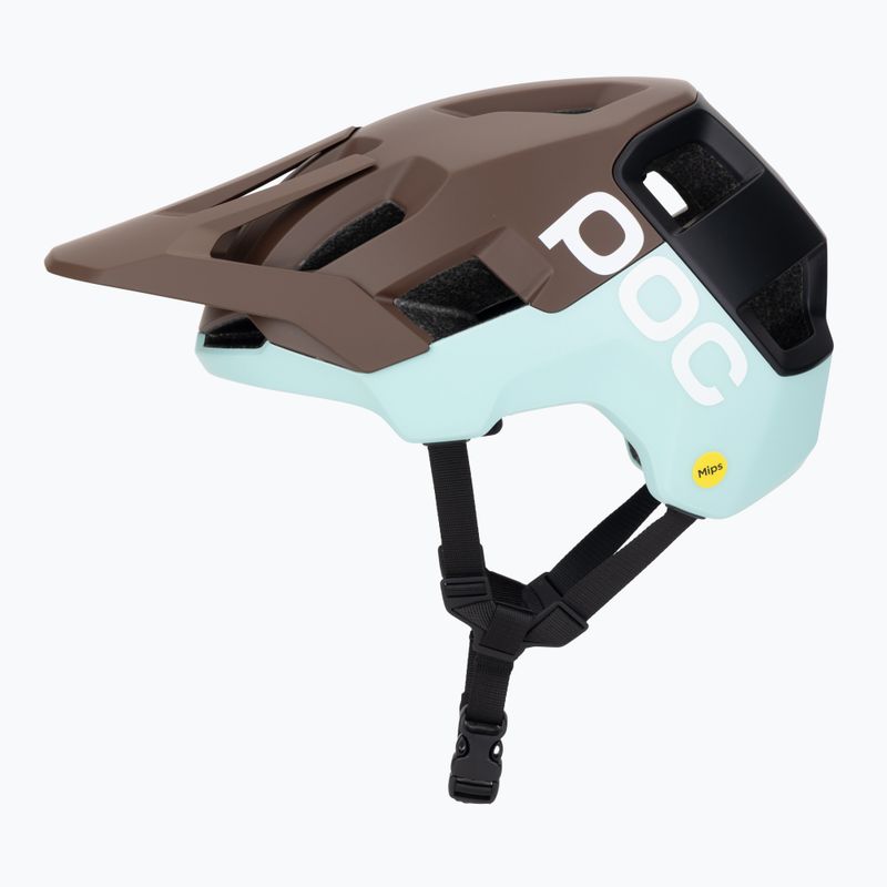Велосипедна каска POC Kortal Race MIPS bronzite brown matt/lazurite blue matt 3