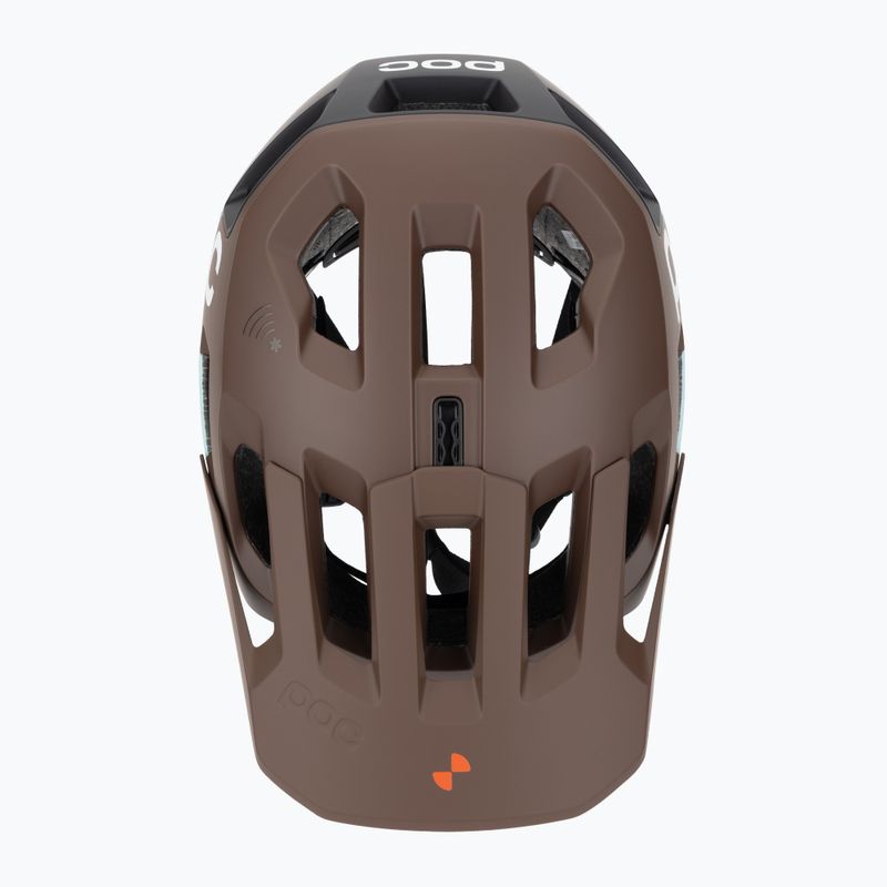Велосипедна каска POC Kortal Race MIPS bronzite brown matt/lazurite blue matt 6