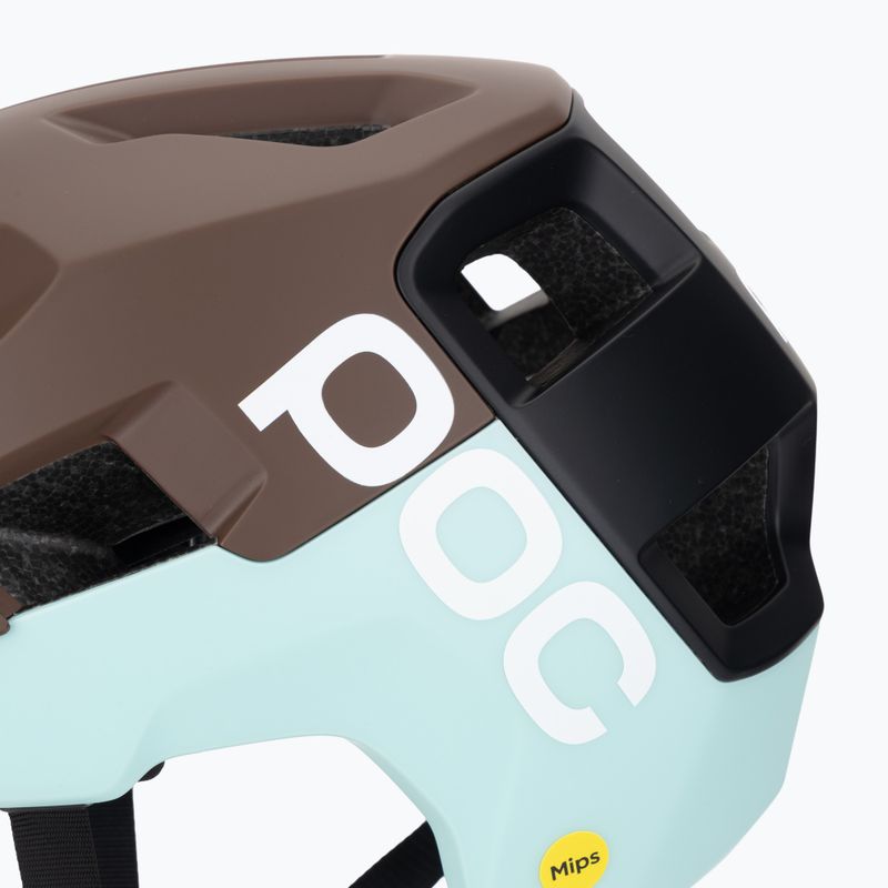 Велосипедна каска POC Kortal Race MIPS bronzite brown matt/lazurite blue matt 7