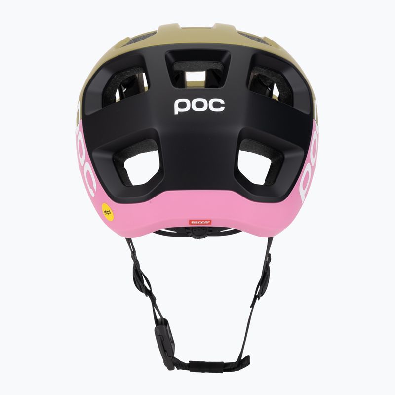 Велосипедна каска POC Cularis olivine green matt/thulite pink matt 4