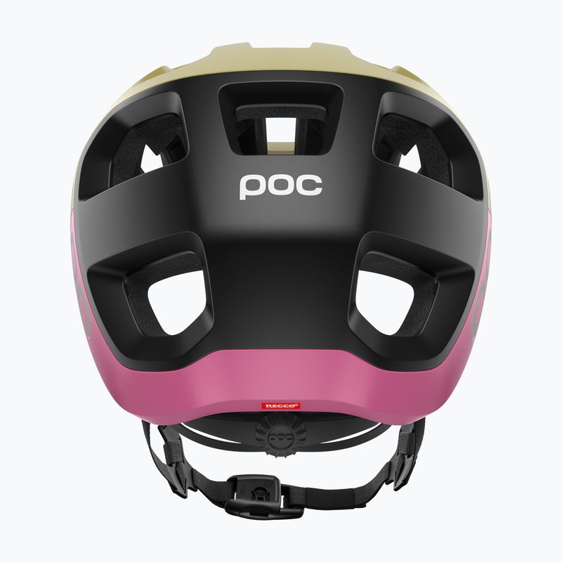 Велосипедна каска POC Cularis olivine green matt/thulite pink matt 4
